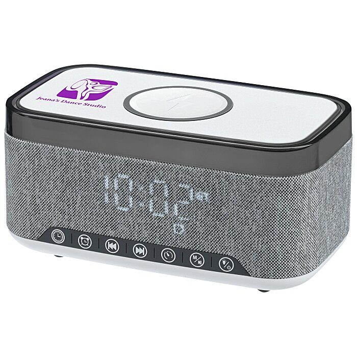 Custom Rise & Shine Speaker with Wireless Charger