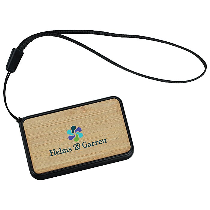 Custom Nano Charge Power Bank - 1000 mAh - Bamboo