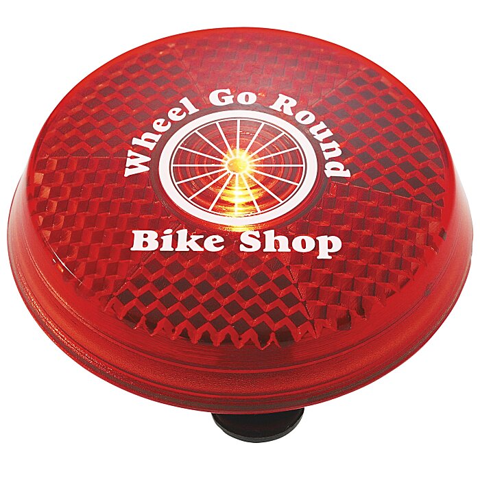 Custom Flashing Round Light with Clip