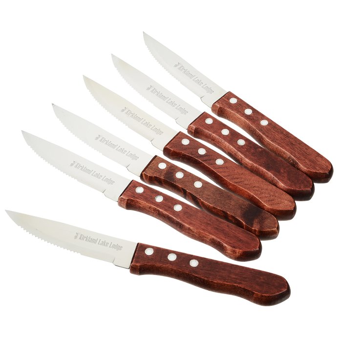 Custom Rosewood Steak Knife Set