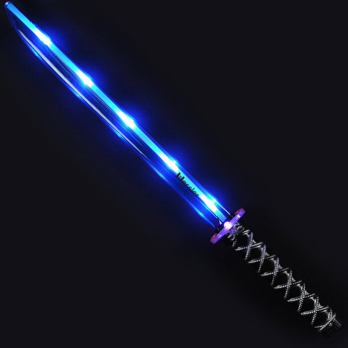 Custom Ninja LED Sword With Noise
