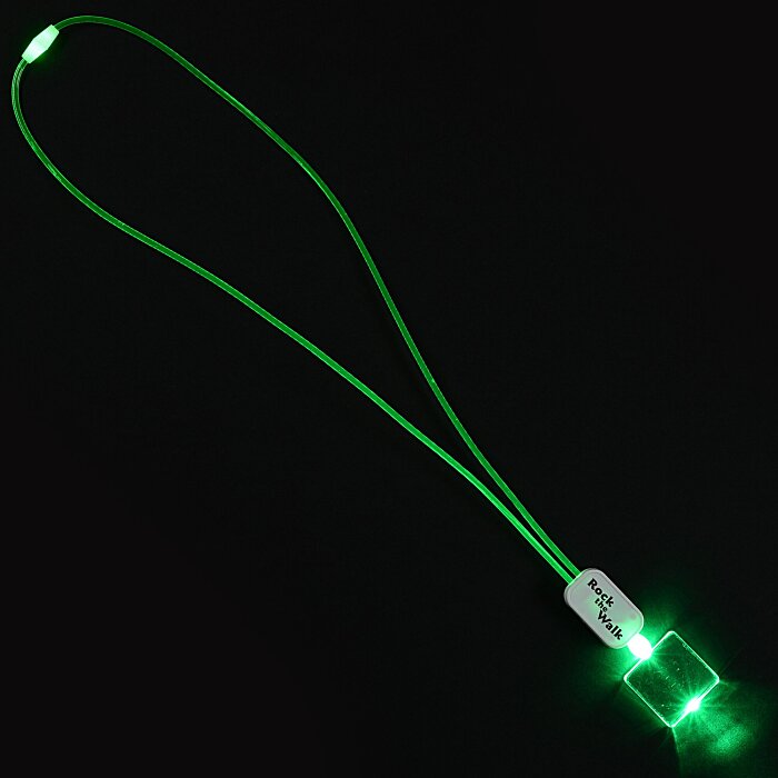 Custom Neon LED Necklace - Square