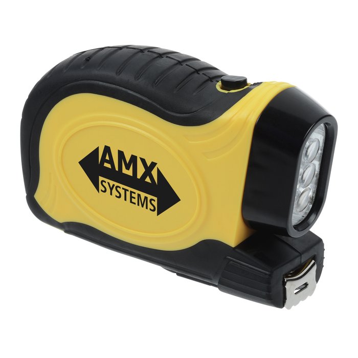 Custom 16-foot Tape Measure with LED Flashlight