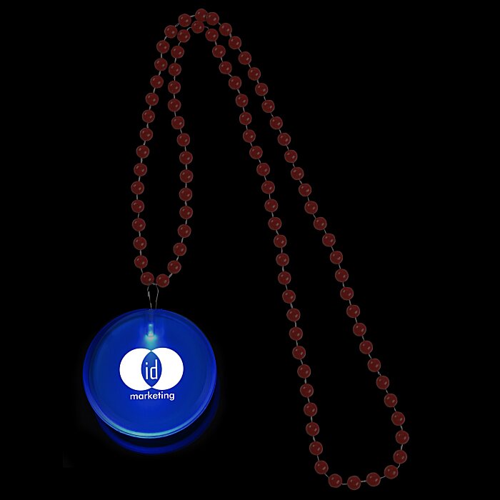 Custom Light-Up Button with Beads