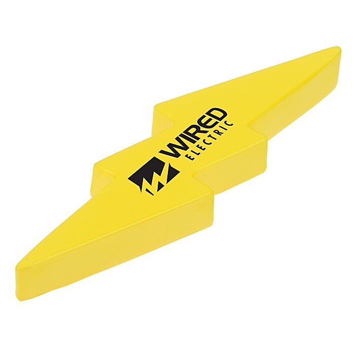 Custom Lightning Bolt Stress Reliever