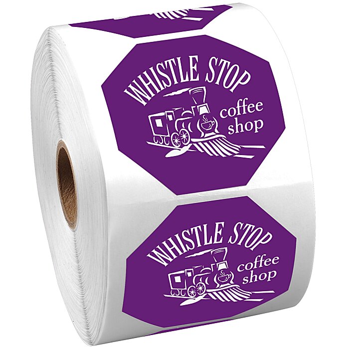 Custom Sticker by the Roll - Octagon - 2-1/4