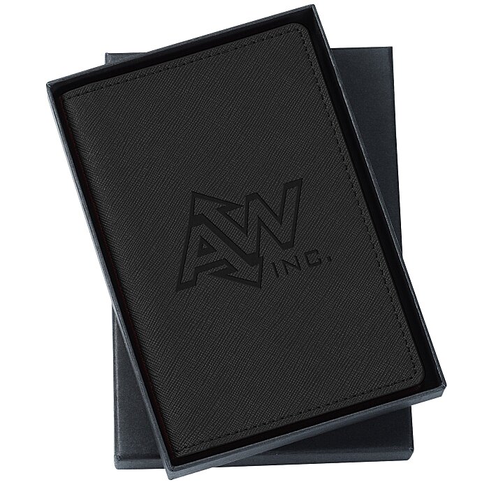 Custom Toscano Leather RFID Passport Holder