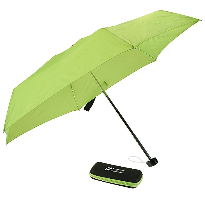 Custom Mini Folding Umbrella with EVA Case - 37-inch Arc