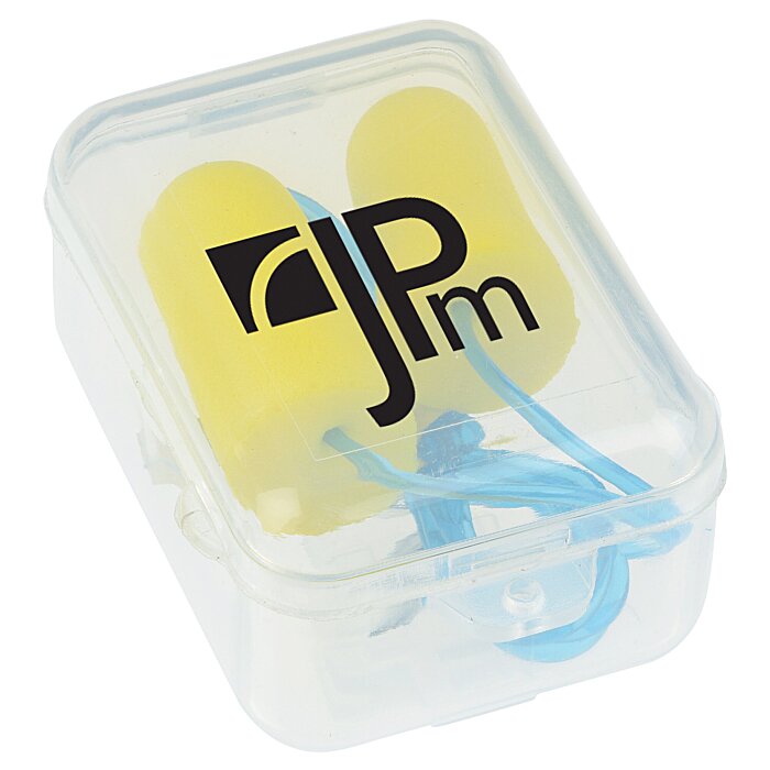 Custom Corded Ear Plugs in Clip Case