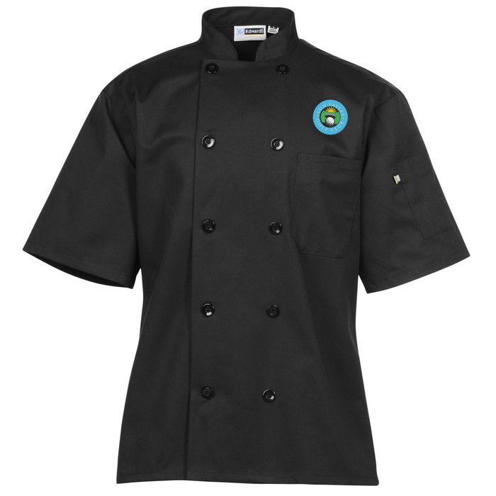 Custom Ten Button Short Sleeve Chef Coat