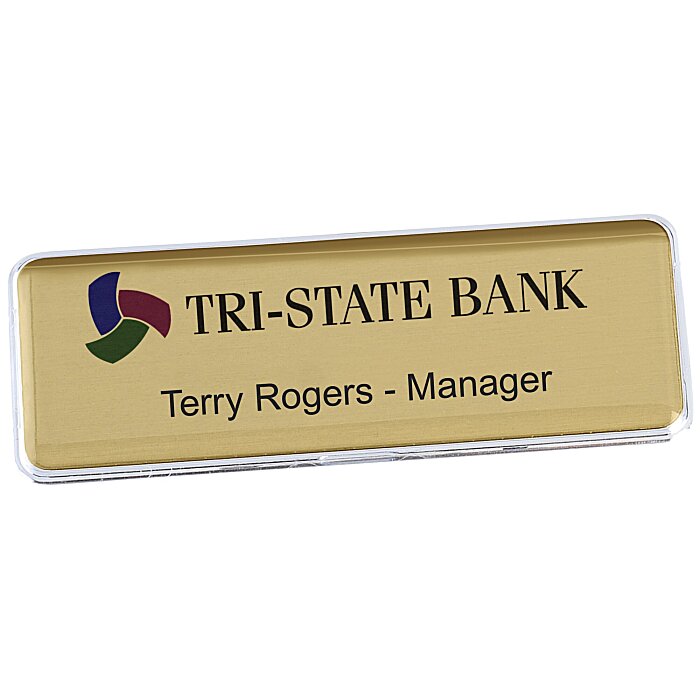 Custom Click It Name Badge - 1