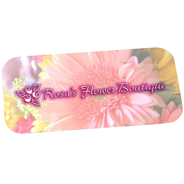 Custom Full Colour Name Badge - Rectangle - Pin