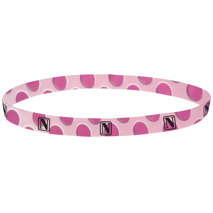Custom Full Colour Stretchy Elastic Headband - 1/2 inch
