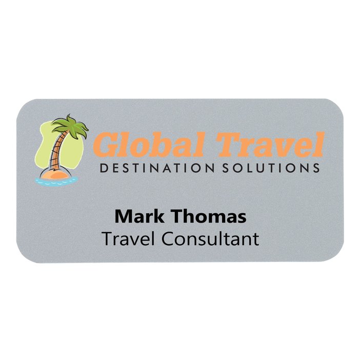 Custom Charleston Name Badge - 1-1/2