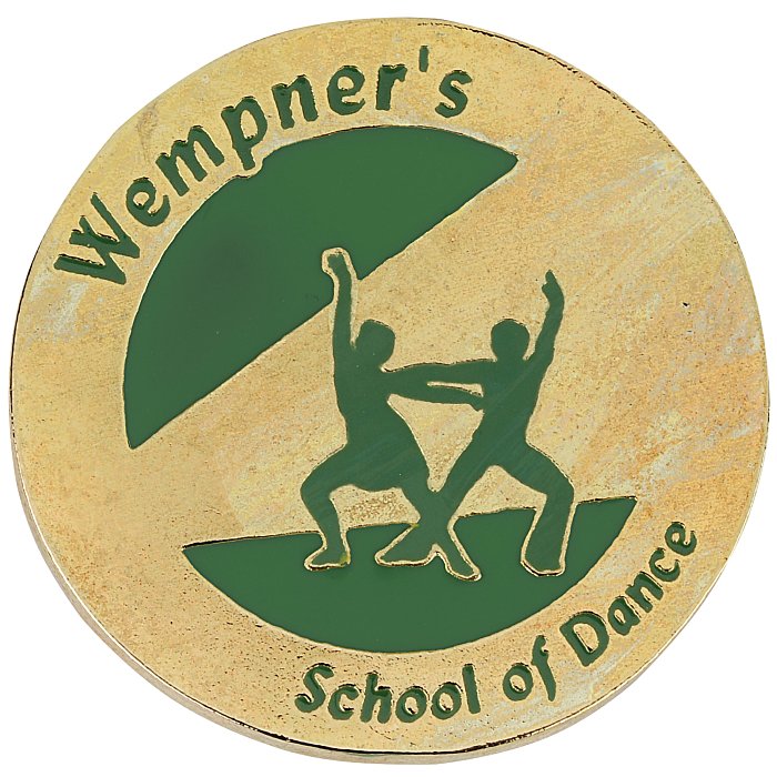 Custom Classic Die Cast Lapel Pin - Round