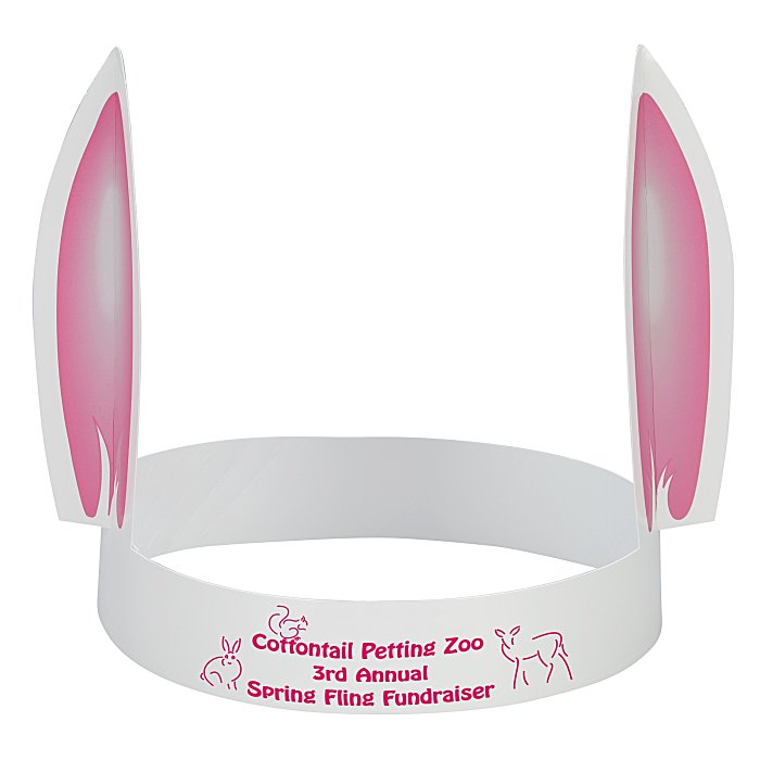 Custom Paper Animal Headband - Rabbit