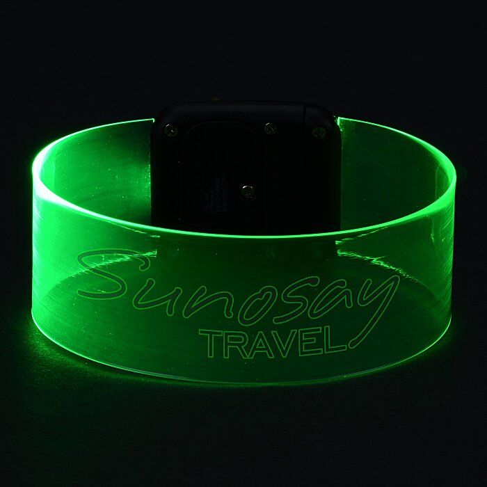 Custom Cosmic LED Bracelet - Laser Engraved