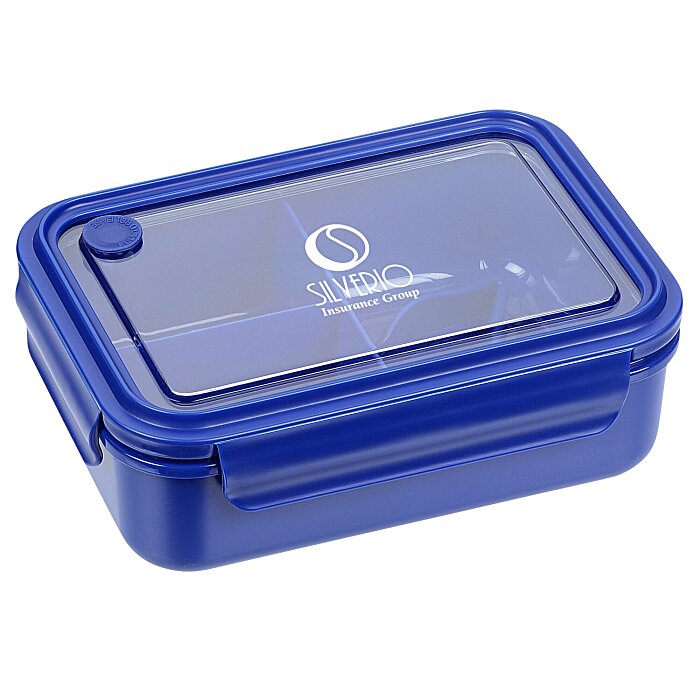 Custom Three Compartment Food Storage Bento Box - 24 hr