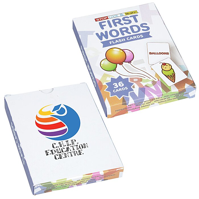 Custom Flash Cards - First Words