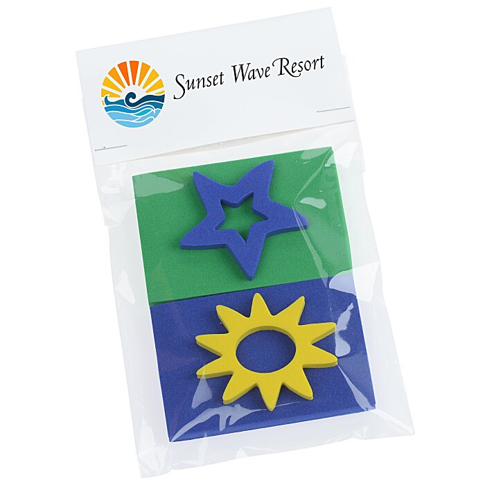 Custom Foam Stamps - Sun and Star