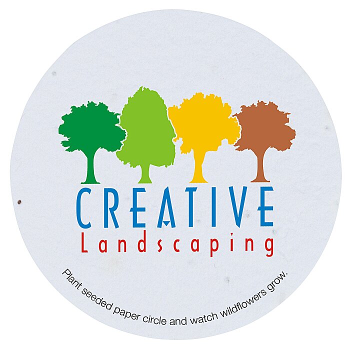 Custom Seed Paper Shapes - Circle